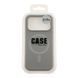Силіконовий чохол з MagSafe для iPhone 18 Pro Slim Ring Silicone Case темно сірий id_21954 фото 2
