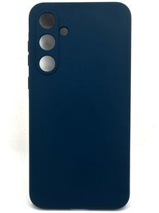 Силіконовий чохол для Samsung A35 5G (A356) темно синій Soft Silicone Case Full (бампер) 2513668931 фото