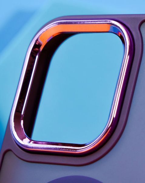Чехол для iPhone 15 Pro с Magsafe Colourful фиалковый id_17414 фото