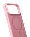 Силіконовий чохол з MagSafe для iPhone 18 Pro Max рожевий Slim Ring Soft id_21940 фото 3