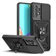 Противоударный чехол для Samsung A23 (A235) с защитой камеры Defender (черный)