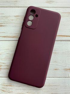 Силиконовый чехол для Samsung M13 / M23 5G (M135 / M236) бордовый Soft Silicone Case Full (бампер) 1736357960 фото