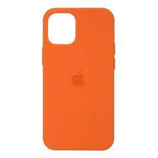 Силіконовий чохол для iPhone 12 Pro Max Оранжевий Kumquat 66 Silicone Case (бампер) 2469305682 фото