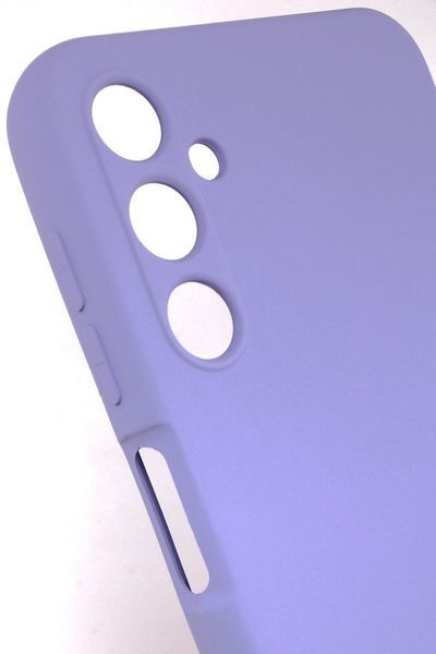 Силиконовый чехол для Samsung A24 (A245) фиалковый Soft Silicone Case Full (бампер) 2513668933 фото