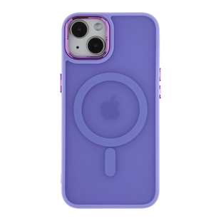 Чохол для iPhone 15 з Magsafe Colourful фіалковий id_17468 фото