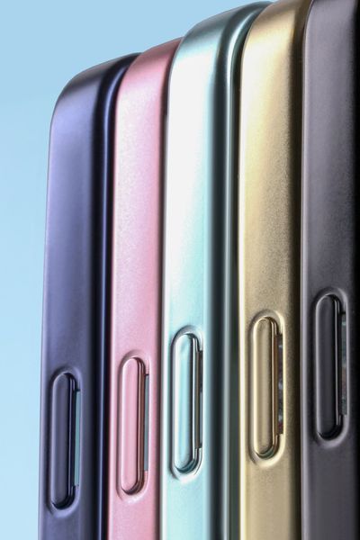 Чехол для iPhone 16 з MagSafe Metallic (TPU+PC) черный id_17366 фото
