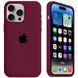 Силіконовий чохол для iPhone 12 Pro Max з закритим низом Бордовий Marsala 52 Silicone Case (бампер) 1486936209 фото 1