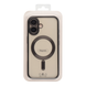 Чехол для iPhone 16 з MagSafe Metallic (TPU+PC) черный id_17366 фото 4
