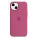 Силиконовый чехол для iPhone 15 с закрытым низом Silicone Case малиновый Dragon Fruit 48 (бампер) id_17878 фото 1