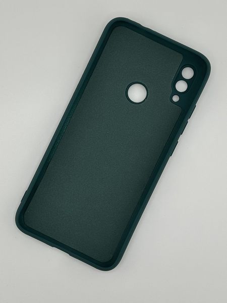 Силиконовый чехол для Xiaomi Redmi Note 7 / Note 7 Pro темно зеленый Soft Silicone Case Full (бампер) 1981307088 фото