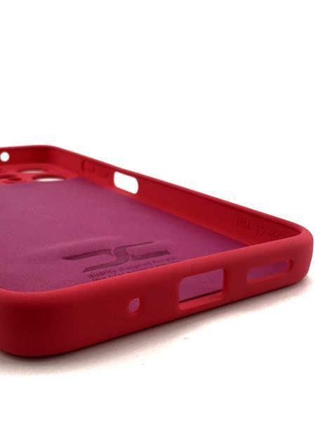 Силиконовый чехол для Xiaomi Redmi 12 ярко розовый Soft Silicone Case Full (бампер) 2624364302 фото
