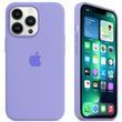 Силіконовий чохол для iPhone 12 Pro Max з закритим низом Фіалковий Lilac 41 Silicone Case (бампер)
