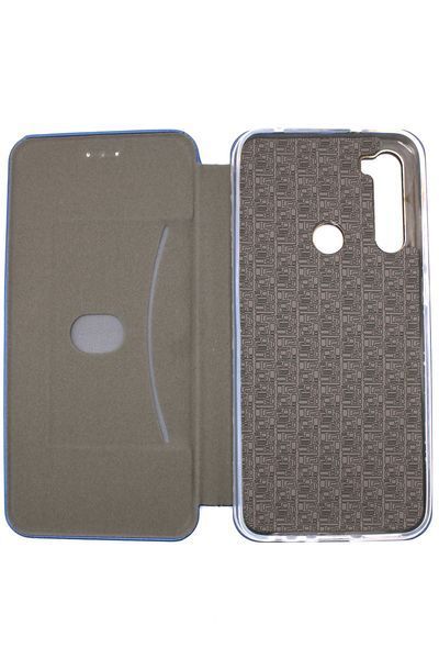 Чехол книжка для Xiaomi Redmi Note 8 синий 1295043913 фото