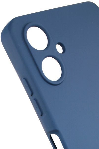 Силіконовий чохол для Samsung A06 (A065) темно синій Soft Silicone Case Full (бампер) 2513668936 фото