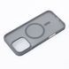 Чохол для iPhone 16 Pro Max матовий з Magsafe сірий Matte id_20050 фото 2