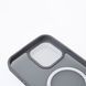 Чохол для iPhone 16 Pro Max матовий з Magsafe сірий Matte id_20050 фото 3
