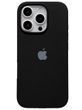 Силіконовий чохол для iPhone 13 Pro Max з закритим низом Silicone Case Чорний Black 18 (бампер)