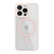 Прозрачный чехол для iPhone 12 Pro Max з MagSafe Color розовый (TPU+PC) id_17420 фото 1