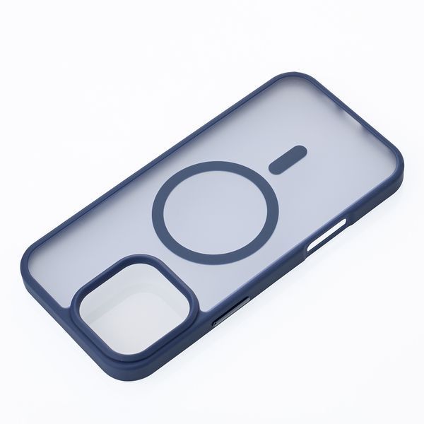 Чохол для iPhone 16 Pro Max матовий з Magsafe синій Matte id_20052 фото