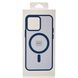 Чохол для iPhone 16 Pro Max матовий з Magsafe синій Matte id_20052 фото 4
