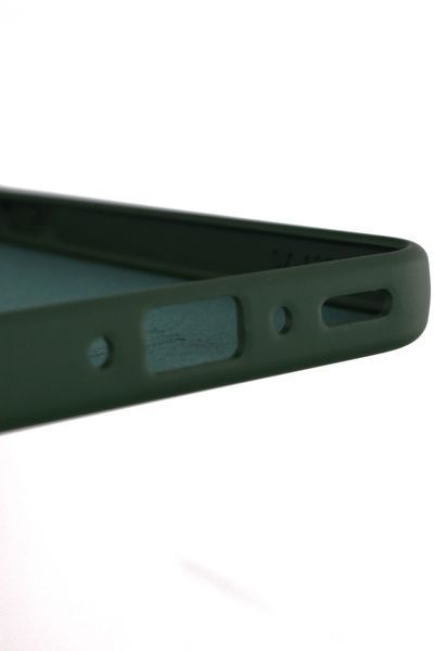 Силиконовый чехол для Samsung M35 5G (M356) темно зеленый Soft Silicone Case Full (бампер) 2371559547 фото