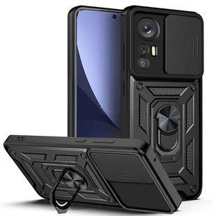 Протиударний чохол для Xiaomi Redmi Note 12S з захистом камери Defender (чорний) 2743707410 фото