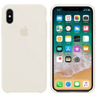 Силіконовий чохол для iPhone X / XS (10) Білий White 9 Silicone Case (бампер) 2070975399 фото