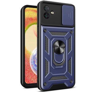 Протиударний чохол для Samsung A04 (A045) з захистом камери Defender (синій) id_15985 фото