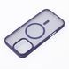 Чехол для iPhone 13 Pro Max матовый с Magsafe темно фиолетовый Matte id_21148 фото 2