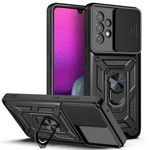 Противоударный чехол для Samsung A53 5G (A536) с защитой камеры Defender (черный) 2729678166 фото