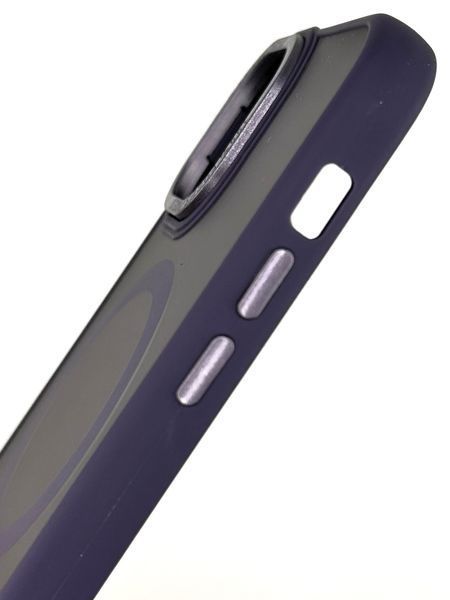 Чохол для iPhone 13 Pro Max з Magsafe Colourful темно фіолетовий id_16204 фото