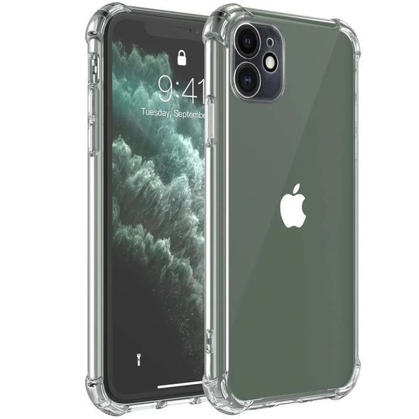 Прозорий чохол для iPhone 11 ударостійкий силіконовий Shockproof (бампер) 1317991352 фото
