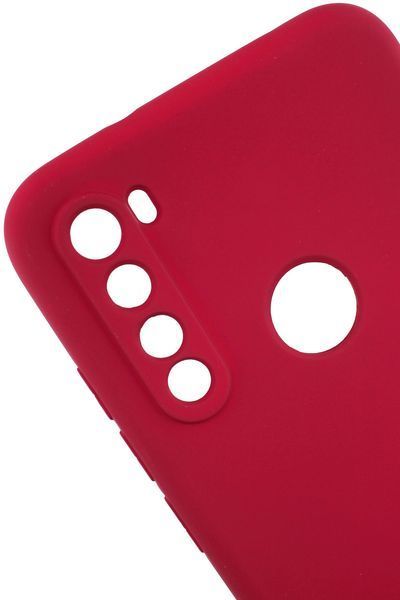 Силіконовий чохол для Xiaomi Redmi Note 8T малиновий Soft Silicone Case Full (бампер) 1981307104 фото
