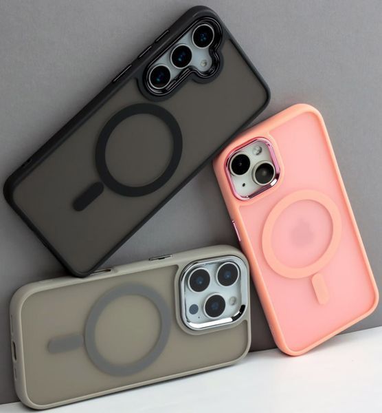 Чохол для iPhone 14 Pro з Magsafe Colourful темно зелений id_17430 фото