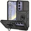 Протиударний чохол для Samsung A35 5G (A356) з захистом камери Defender (чорний) 2729678168 фото