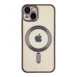 Чохол для iPhone 15 з MagSafe Metallic (TPU+PC) чорний