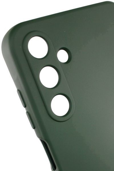 Силиконовый чехол для Samsung A15 4G / 5G (A155 / A156) темно зеленый Soft Silicone Case Full (бампер) 2259272974 фото
