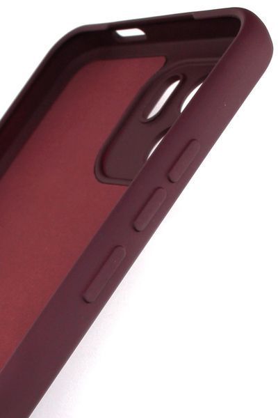 Силиконовый чехол для Xiaomi Redmi A1 / A2 бордовый Soft Silicone Case Full (бампер) 1843206533 фото