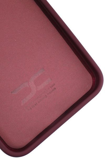 Силіконовий чохол для Samsung A06 (A065) бордовий Soft Silicone Case Full (бампер) 2433055614 фото