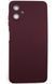 Силіконовий чохол для Samsung A06 (A065) бордовий Soft Silicone Case Full (бампер) 2433055614 фото 1