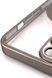 Чехол для iPhone 13 Pro Max з MagSafe Metallic (TPU+PC) серебряный id_17431 фото 2