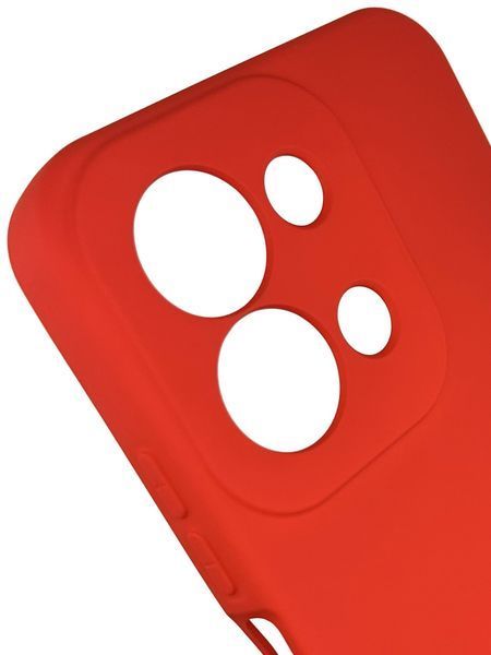 Силиконовый чехол для Xiaomi Redmi 15C красный Soft Silicone Case Full (бампер) id_16310 фото