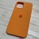 Силіконовий чохол для iPhone 12 Pro Max з закритим низом Оранжевий Papaya 56 Silicone Case (бампер) 1486936229 фото 1