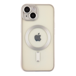 Чохол для iPhone 15 з MagSafe Metallic (TPU+PC) срібний 2231467202 фото