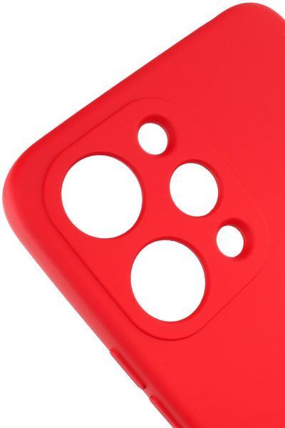 Силіконовий чохол для Xiaomi Redmi 12 червоний Soft Silicone Case Full (бампер) 1981307119 фото