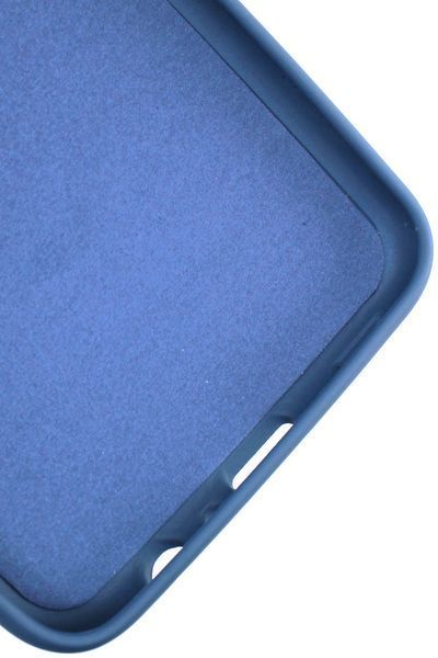 Силиконовый чехол для Samsung M33 5G (M336) темно синий Soft Silicone Case Full (бампер) 2396082608 фото
