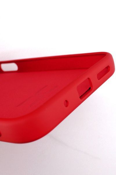 Силіконовий чохол для Xiaomi Redmi 12 червоний Soft Silicone Case Full (бампер) 1981307119 фото